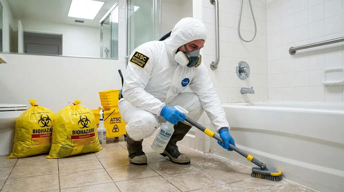 Decontamination equipment deployed for Blood Cleanup in Garden City